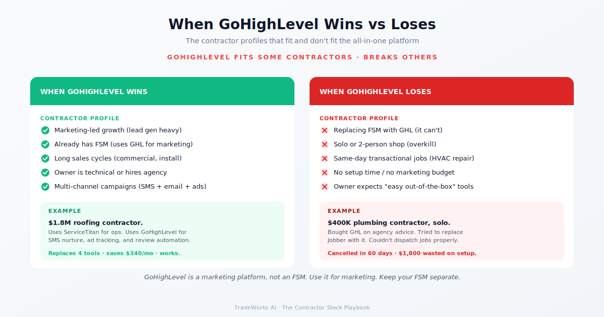 GoHighLevel vs best-of-breed