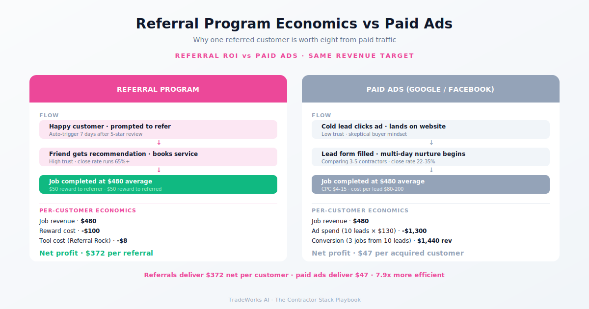 Referral program flow